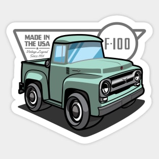 Meadow Mist Green F100 - 1956 Sticker